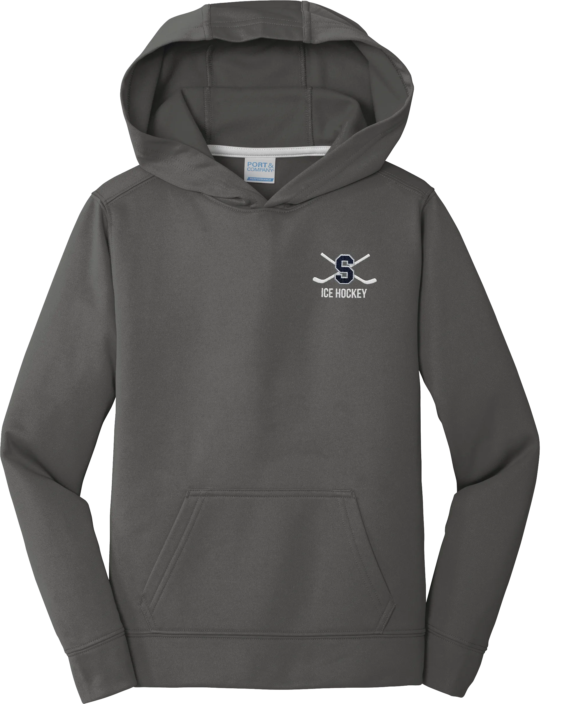 Midd South Hockey Youth Performance Fleece Pullover Hooded Sweatshirt
