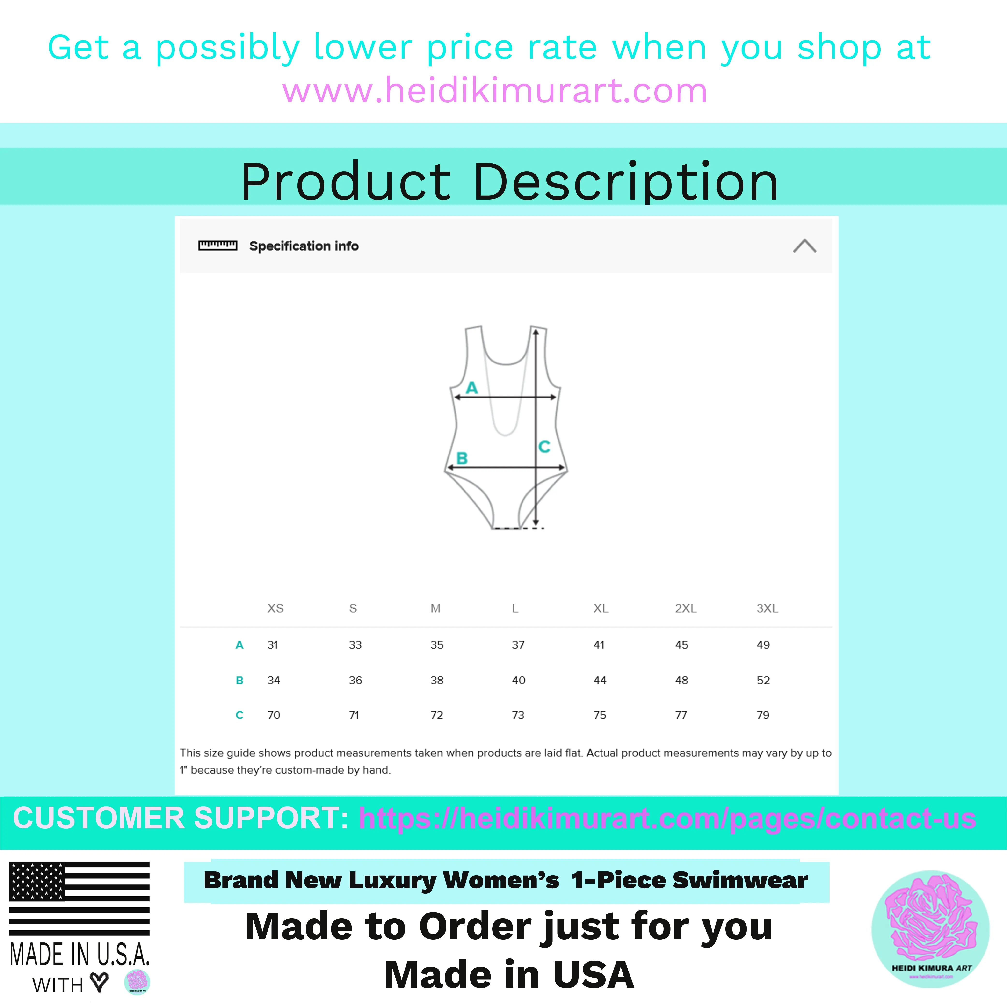 Pink Dots One-Piece Swimsuit, Women's Polka Dots Modern Cute Swimwear-Made in USA/EU