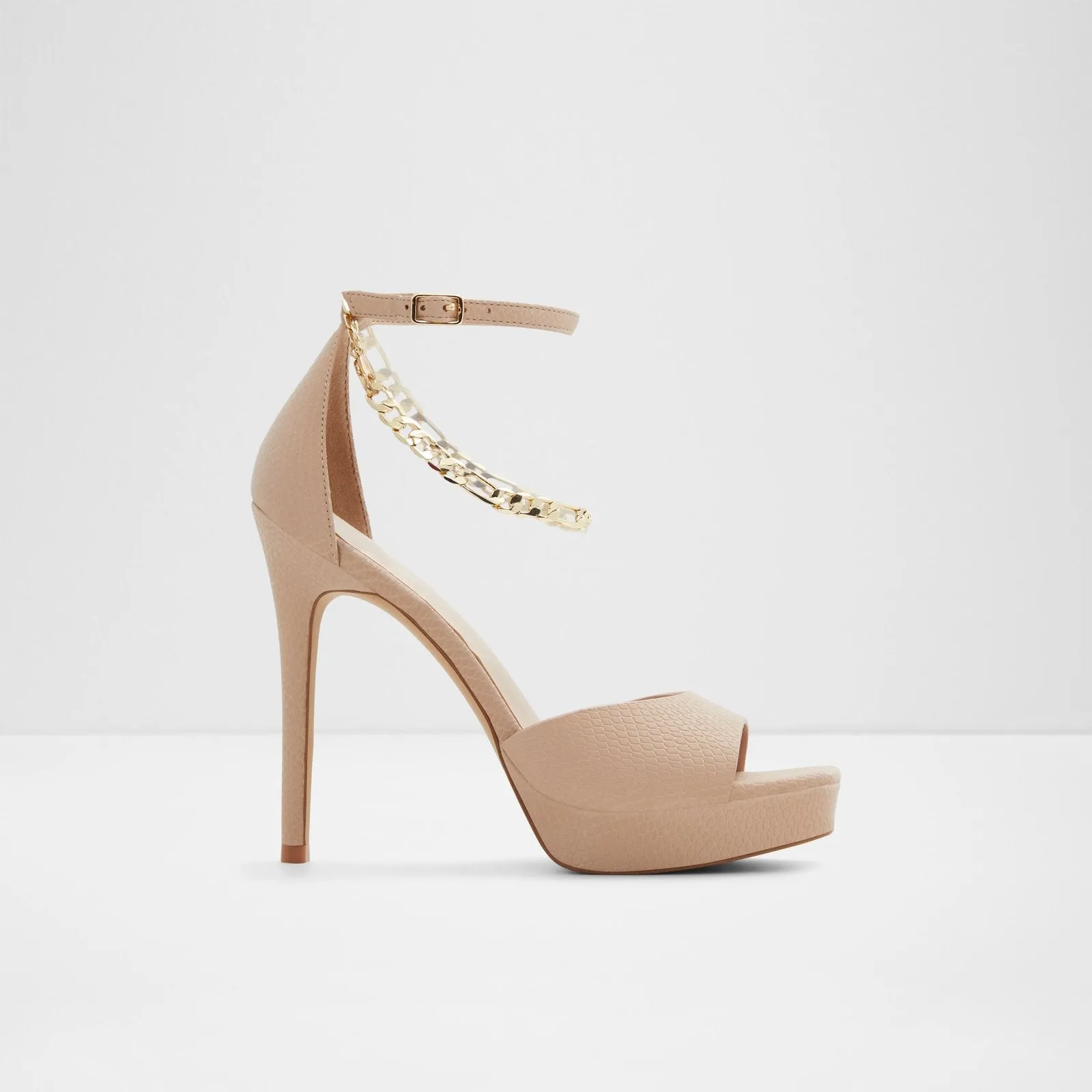 Prisillla bronze woman evening dress heels