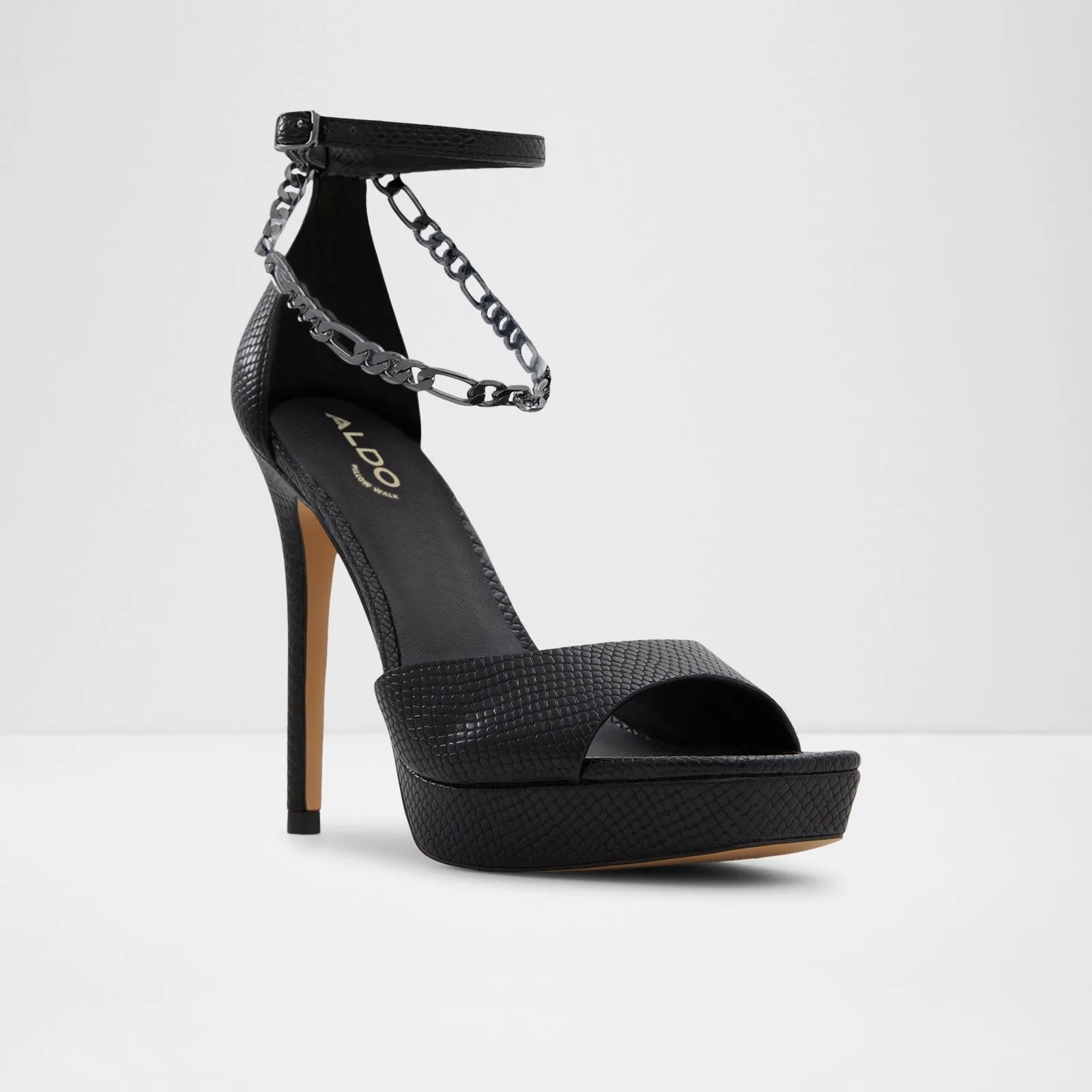 Prisillla bronze woman evening dress heels