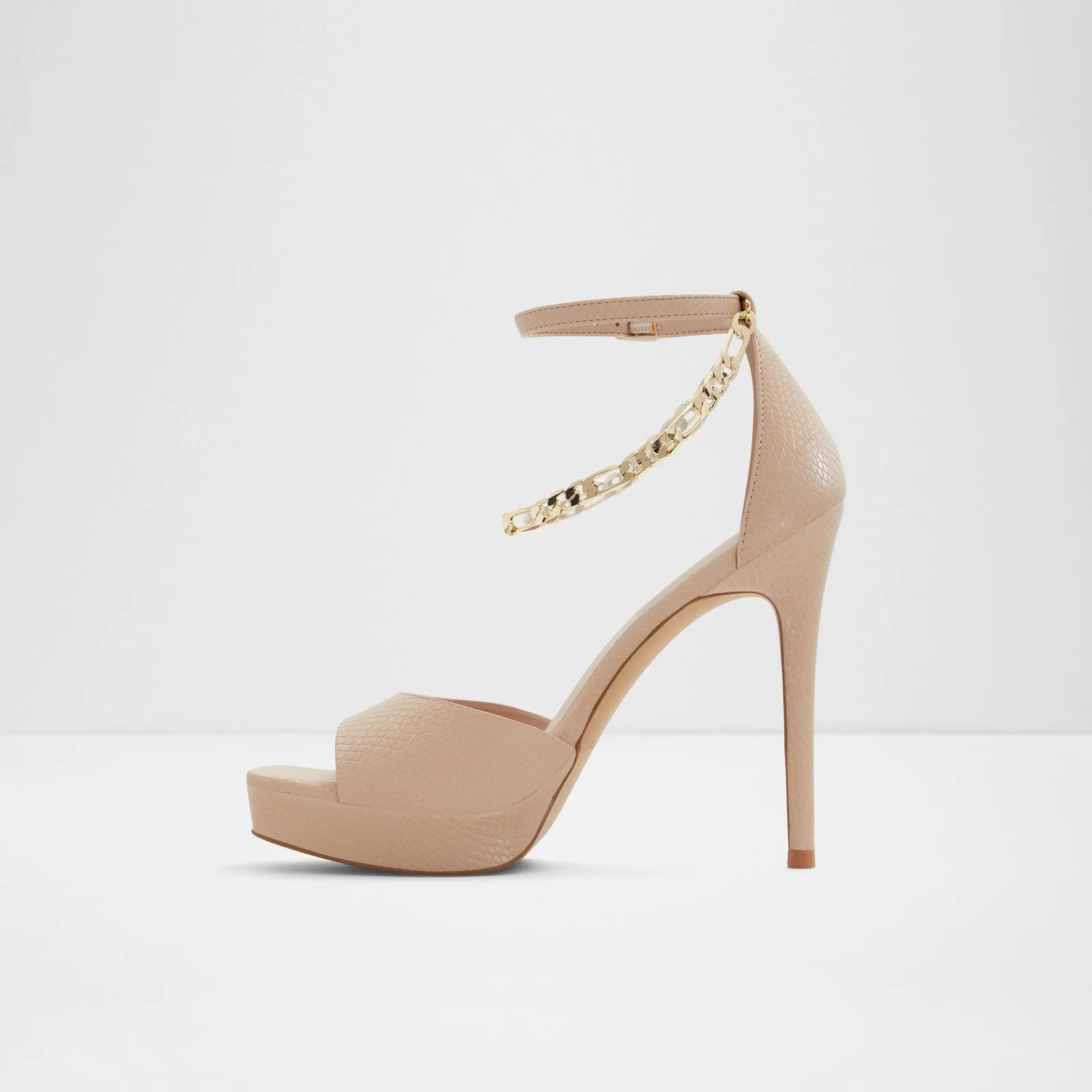 Prisillla bronze woman evening dress heels
