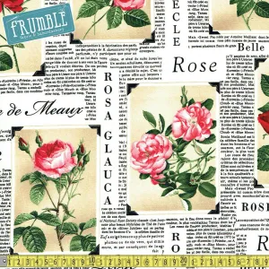 Remnant of Rose Paper in Latte (148cm)