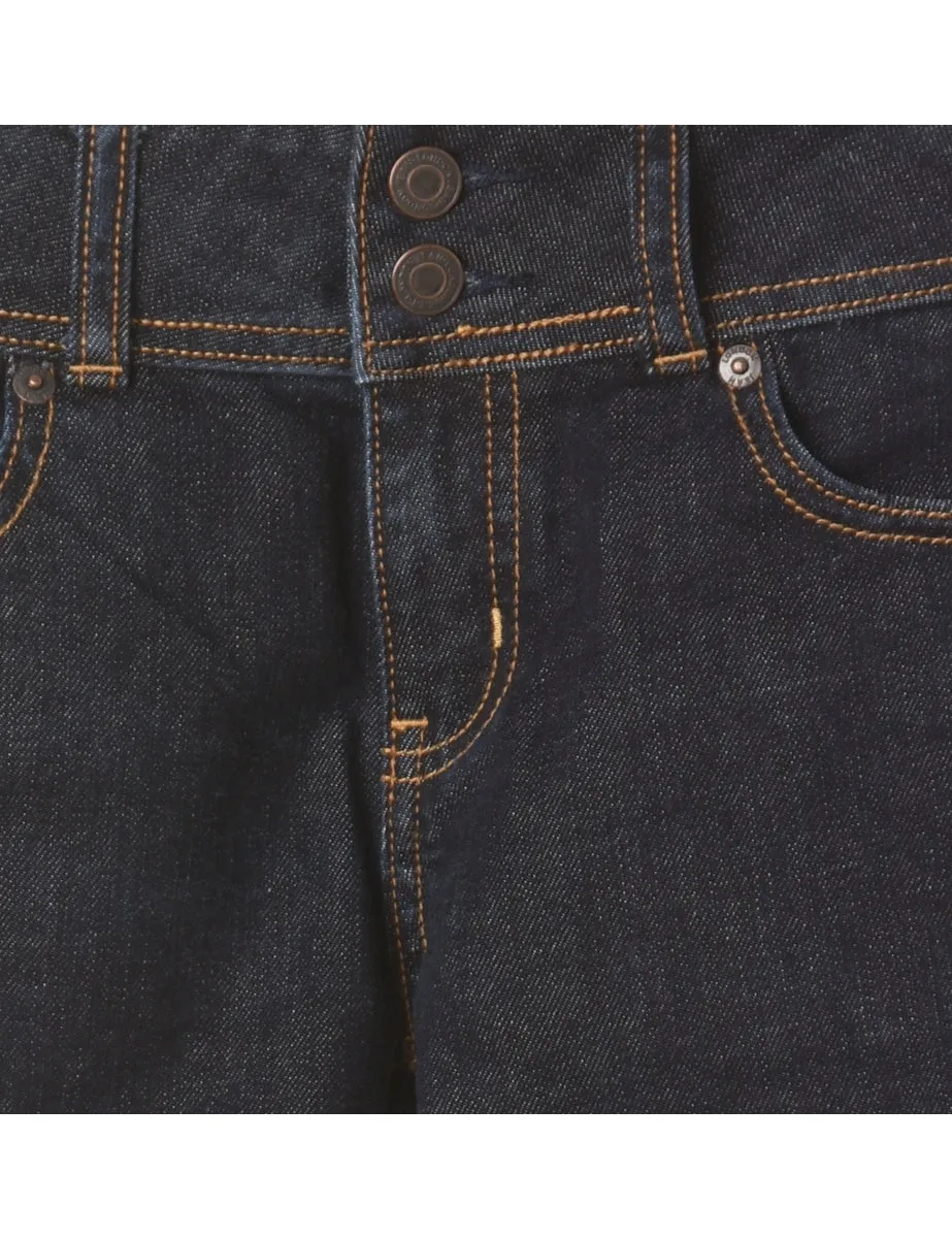 Reworked Molly Frayed Denim Shorts - W28