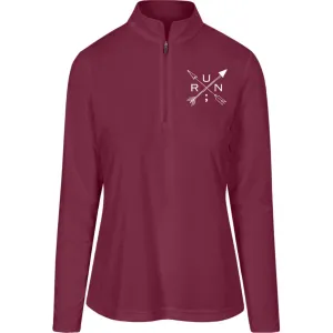 Run Arrows Womens Team Quarter Zip Pullover