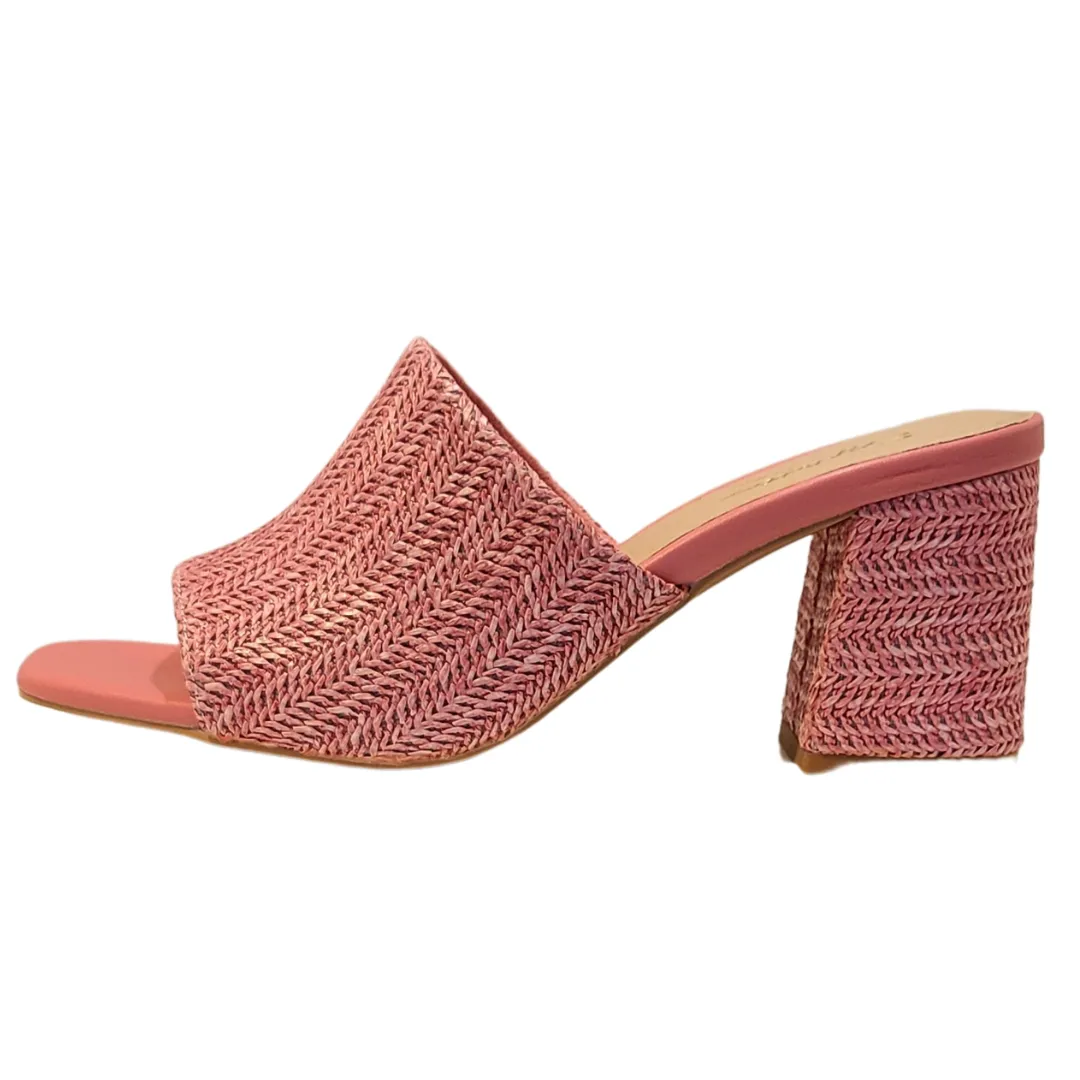 Seychelles Adapt Pink Raffia