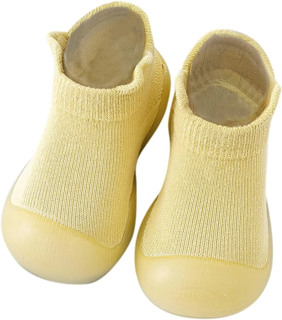 Shoes for Girls, 0-3 Years Kids Newborn Baby Boys Girls Sock Shoes Solid Ruffled Soft Soles First Walking Shoes