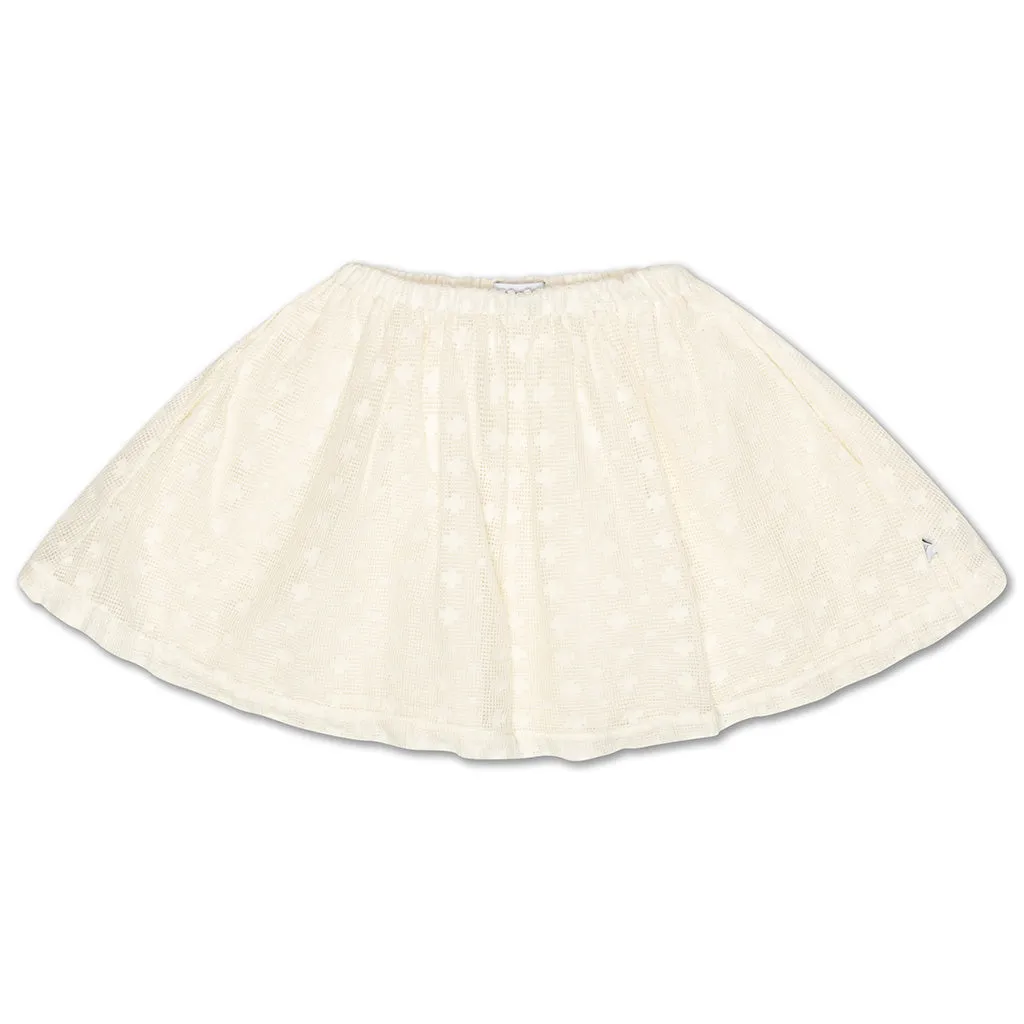Skirt Mini Graphic Lace Summer Nude