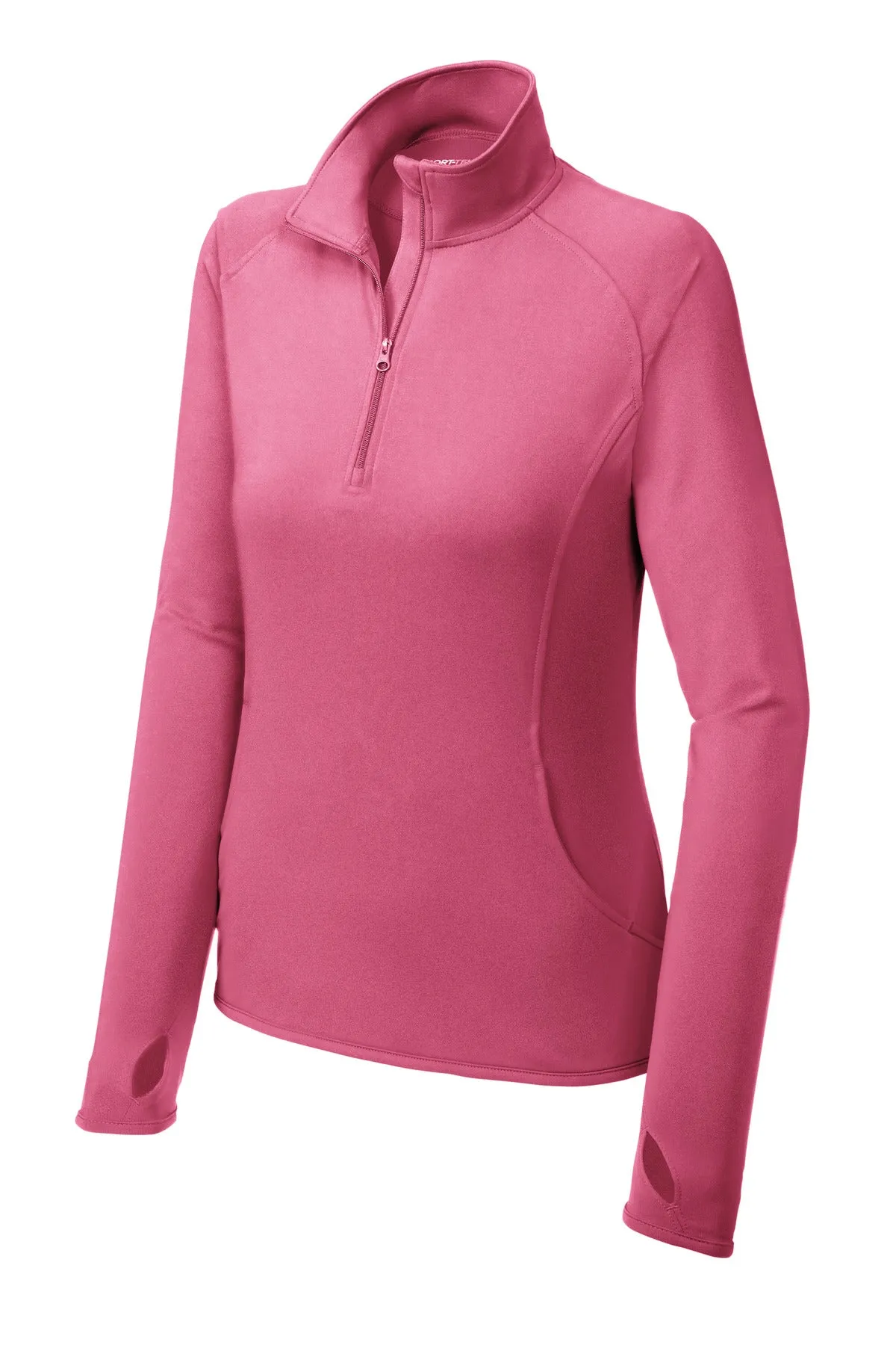 Sport-Tek Ladies Sport-Wick Stretch 1/4-Zip Pullover. LST850