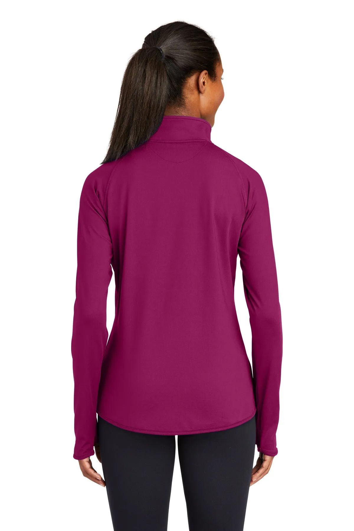 Sport-Tek Ladies Sport-Wick Stretch 1/4-Zip Pullover. LST850
