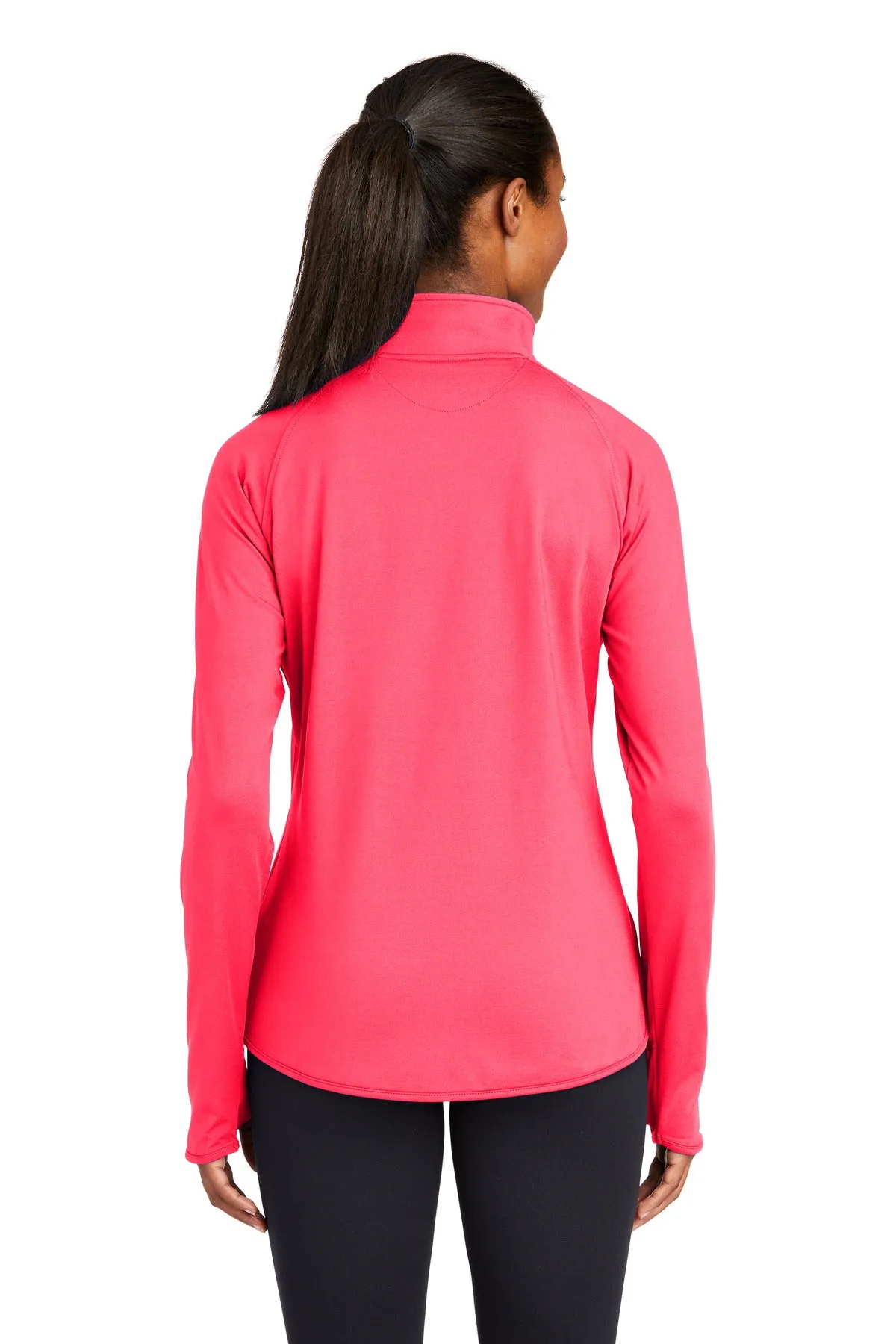 Sport-Tek Ladies Sport-Wick Stretch 1/4-Zip Pullover. LST850