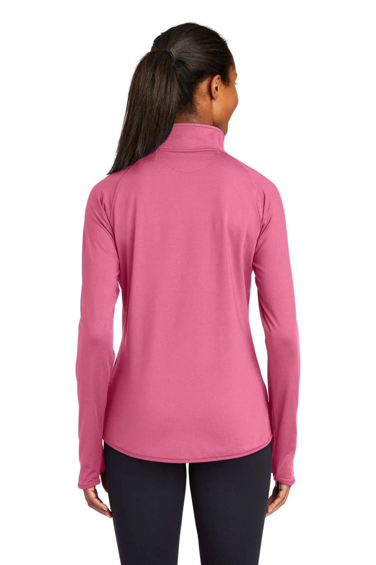 Sport-Tek Ladies Sport-Wick Stretch 1/4-Zip Pullover. LST850