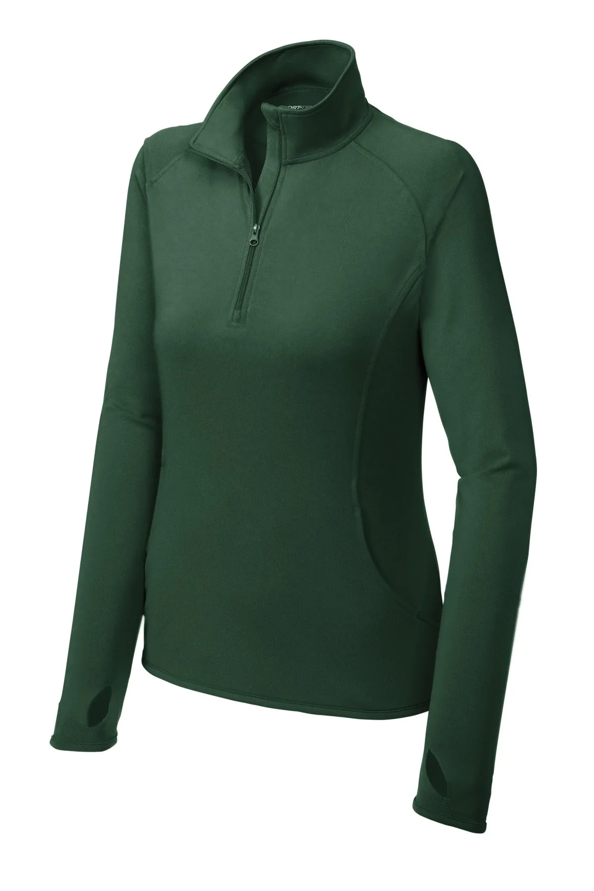 Sport-Tek Ladies Sport-Wick Stretch 1/4-Zip Pullover. LST850