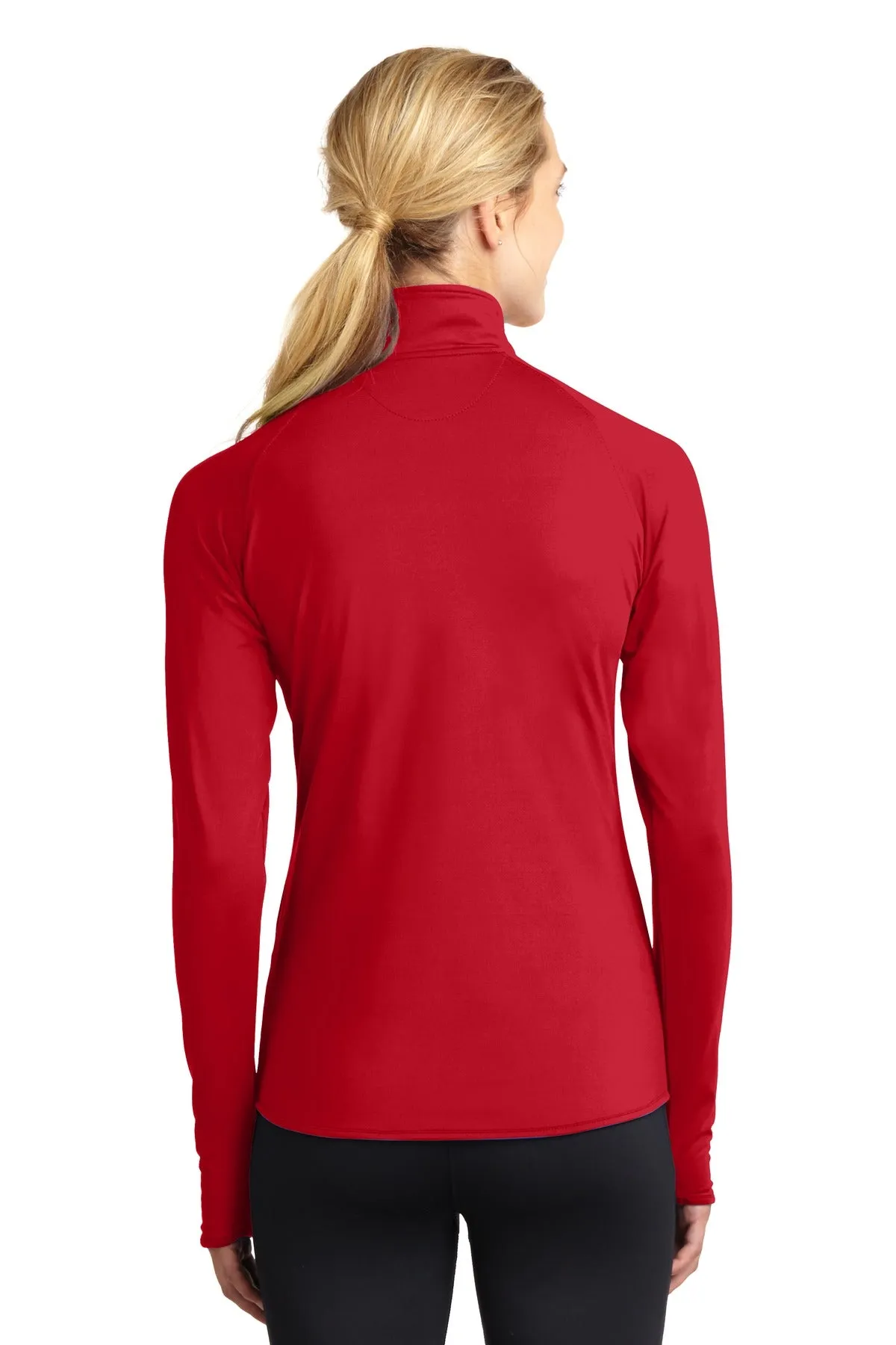 Sport-Tek Ladies Sport-Wick Stretch 1/4-Zip Pullover. LST850