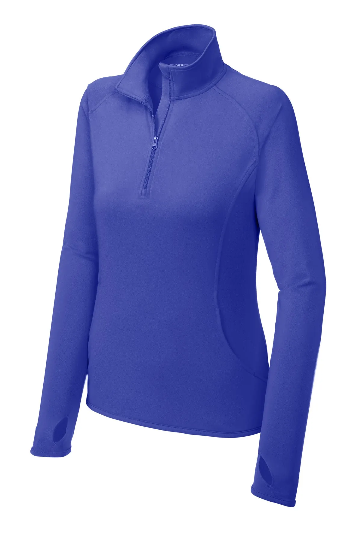 Sport-Tek Ladies Sport-Wick Stretch 1/4-Zip Pullover. LST850