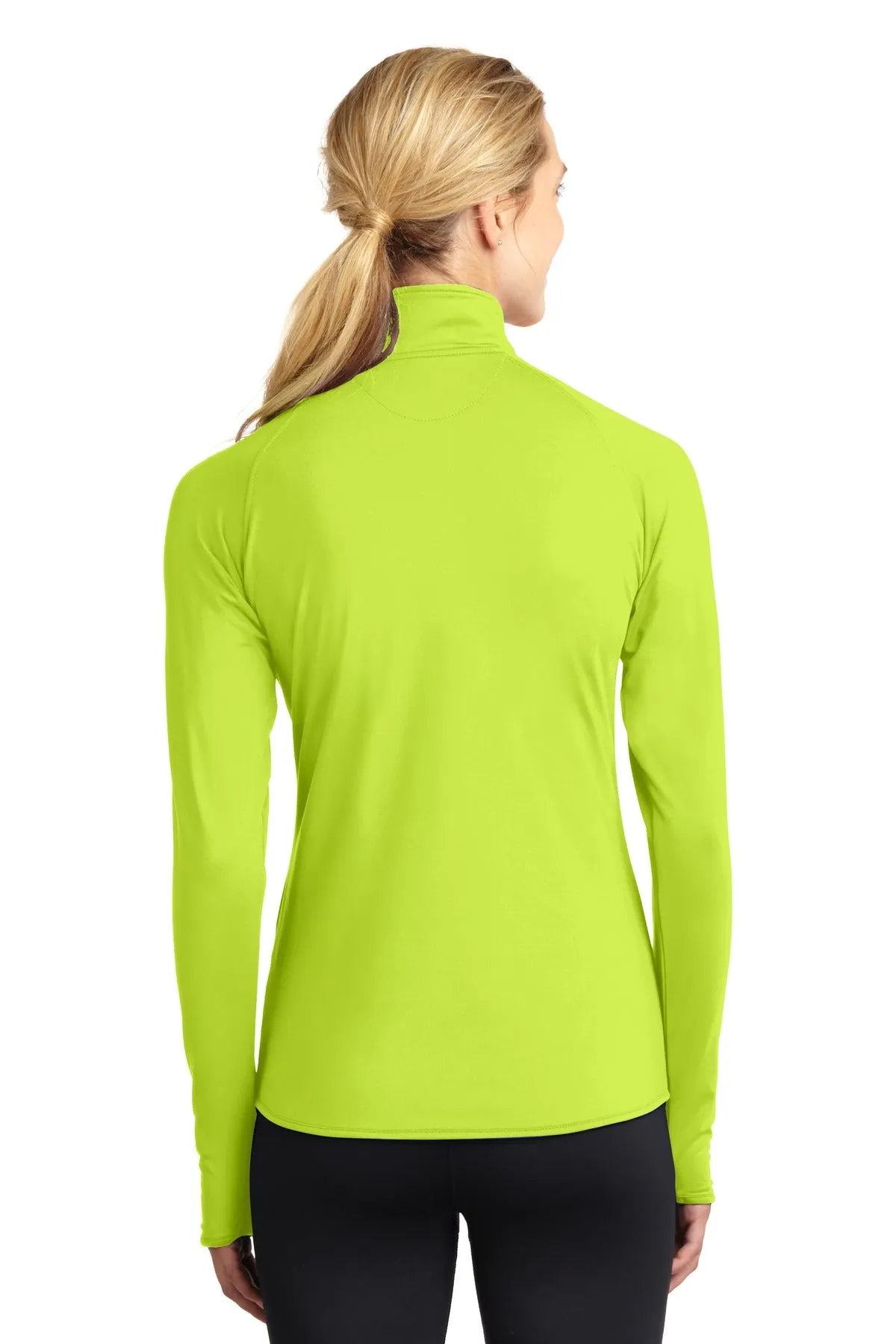 Sport-Tek Ladies Sport-Wick Stretch 1/4-Zip Pullover. LST850
