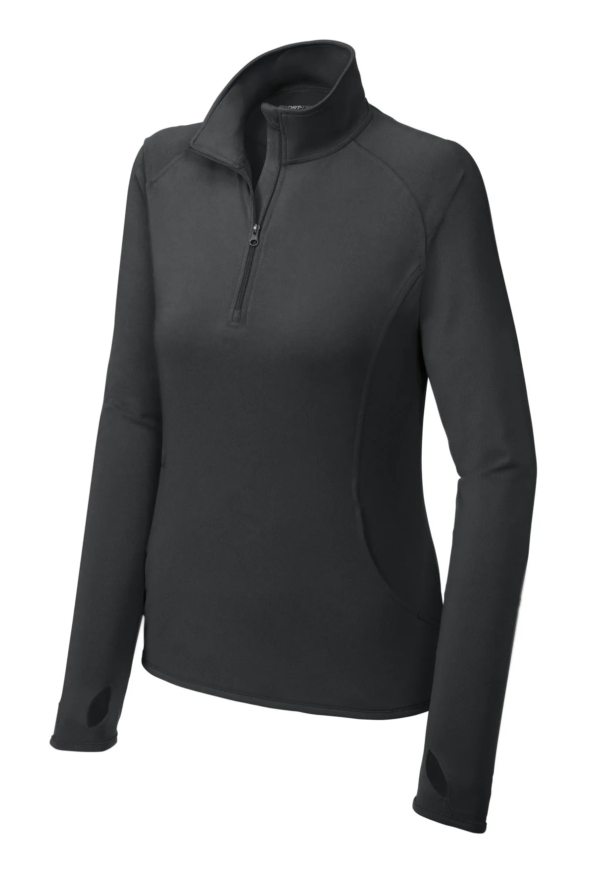 Sport-Tek Ladies Sport-Wick Stretch 1/4-Zip Pullover. LST850