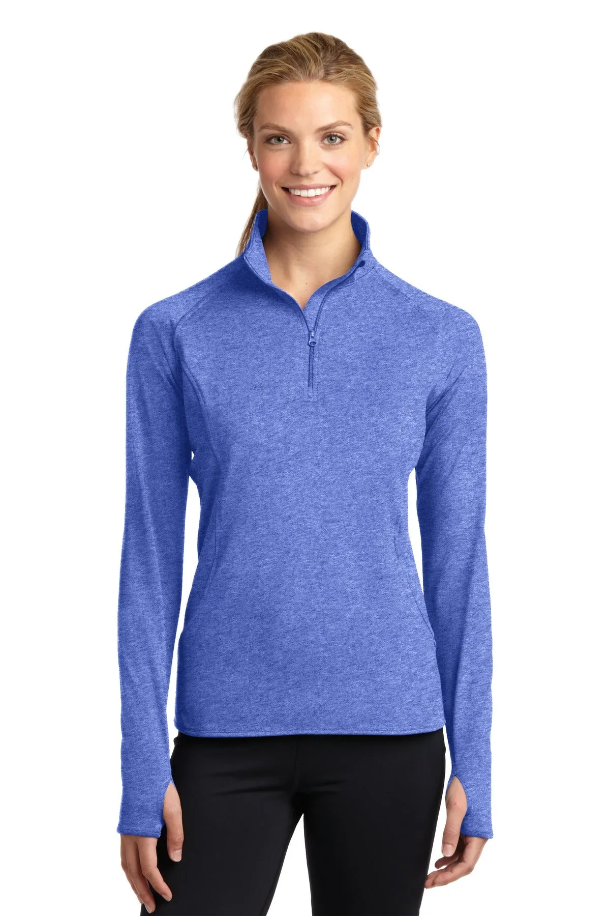 Sport-Tek Ladies Sport-Wick Stretch 1/4-Zip Pullover. LST850