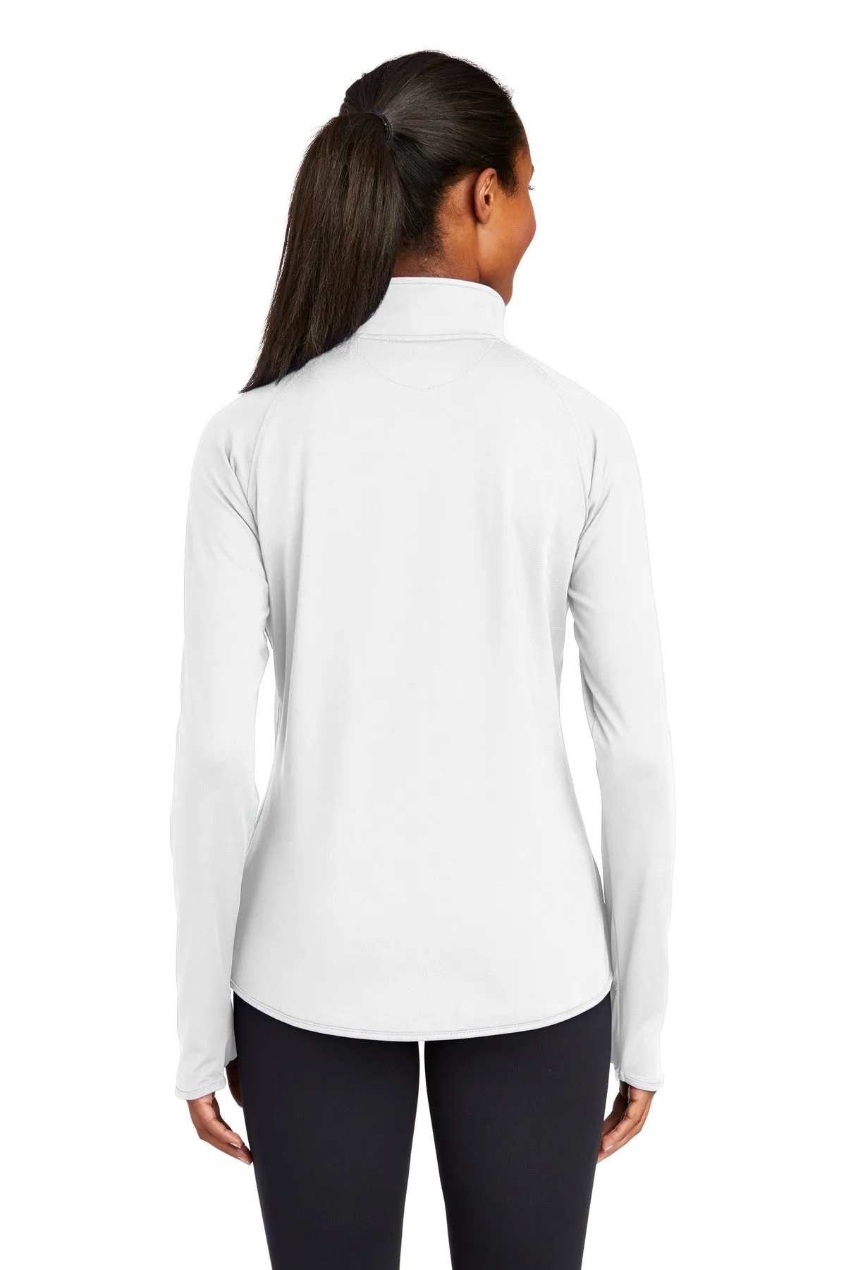 Sport-Tek Ladies Sport-Wick Stretch 1/4-Zip Pullover. LST850