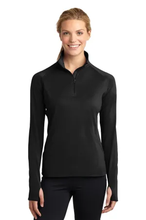 Sport-Tek Ladies Sport-Wick Stretch 1/4-Zip Pullover. LST850