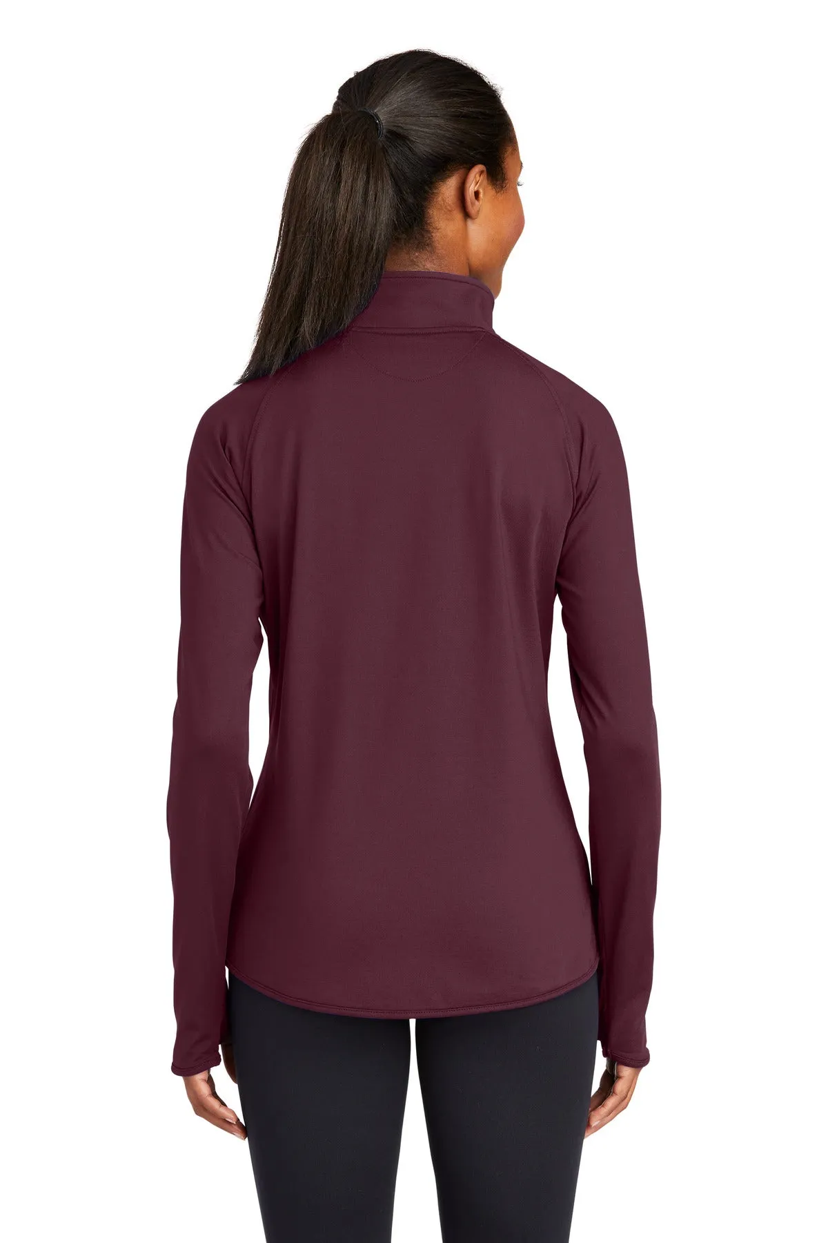Sport-Tek Ladies Sport-Wick Stretch 1/4-Zip Pullover. LST850