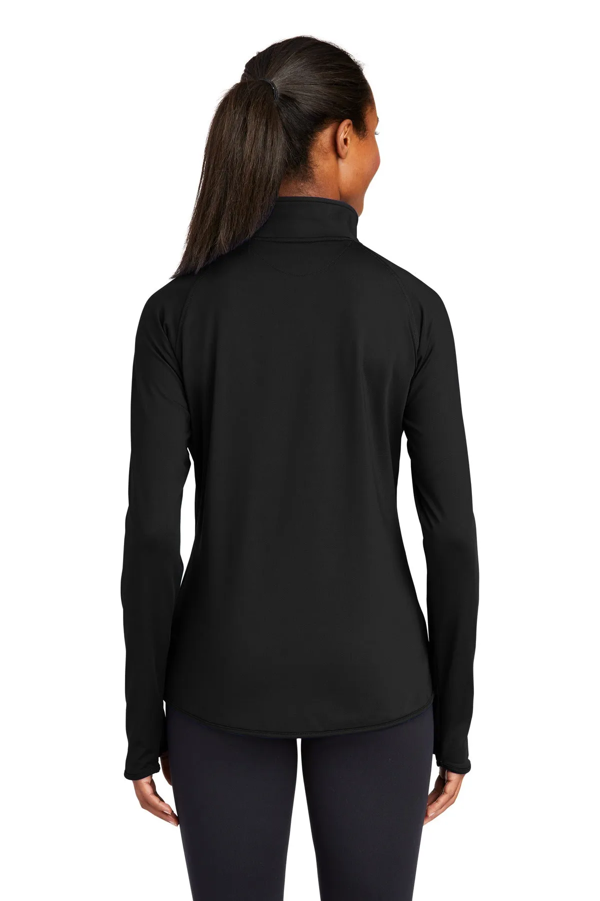 Sport-Tek Ladies Sport-Wick Stretch 1/4-Zip Pullover. LST850