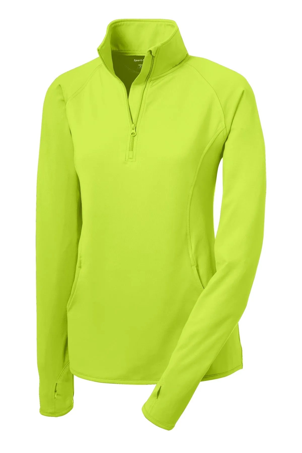 Sport-Tek Ladies Sport-Wick Stretch 1/4-Zip Pullover. LST850