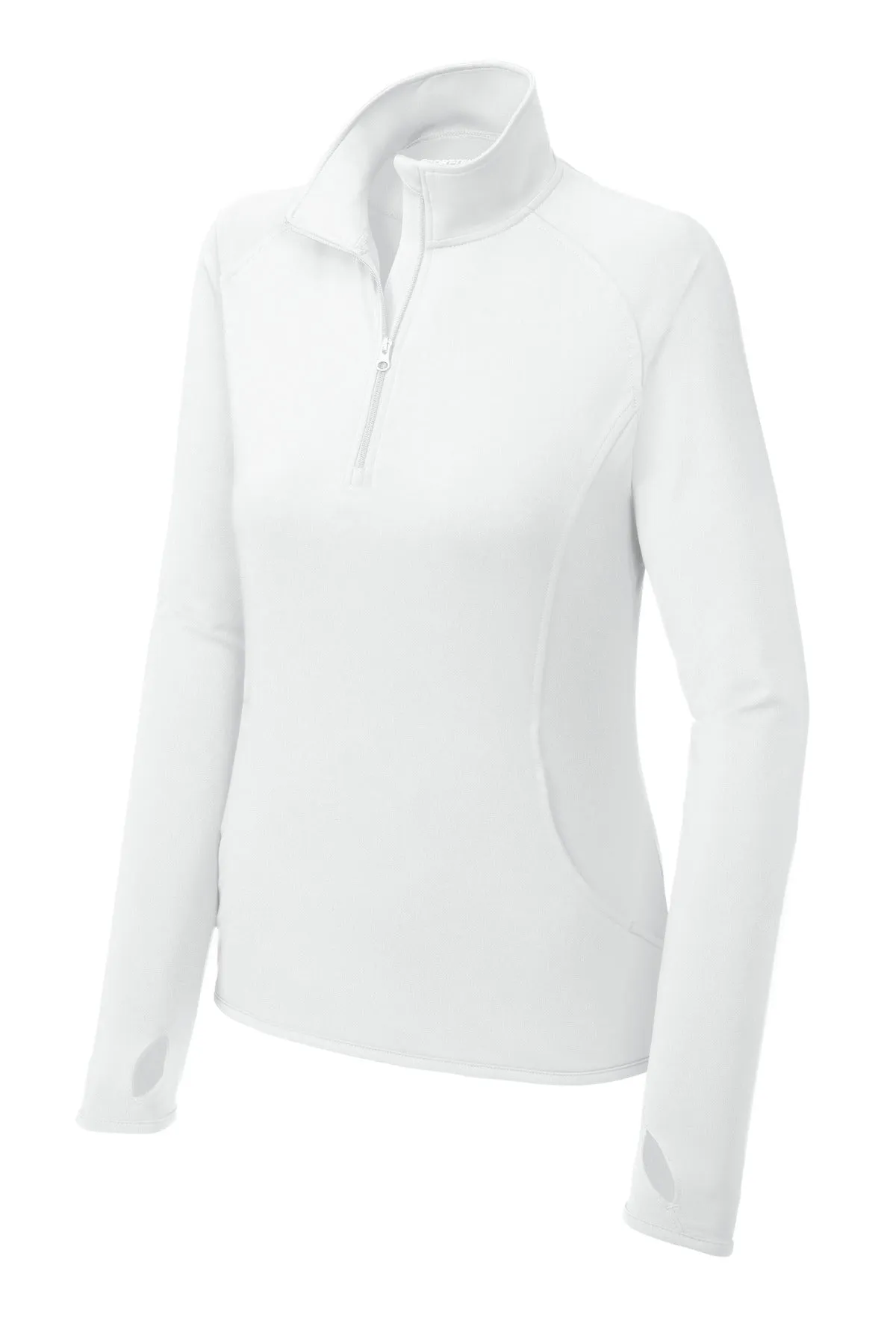 Sport-Tek Ladies Sport-Wick Stretch 1/4-Zip Pullover. LST850