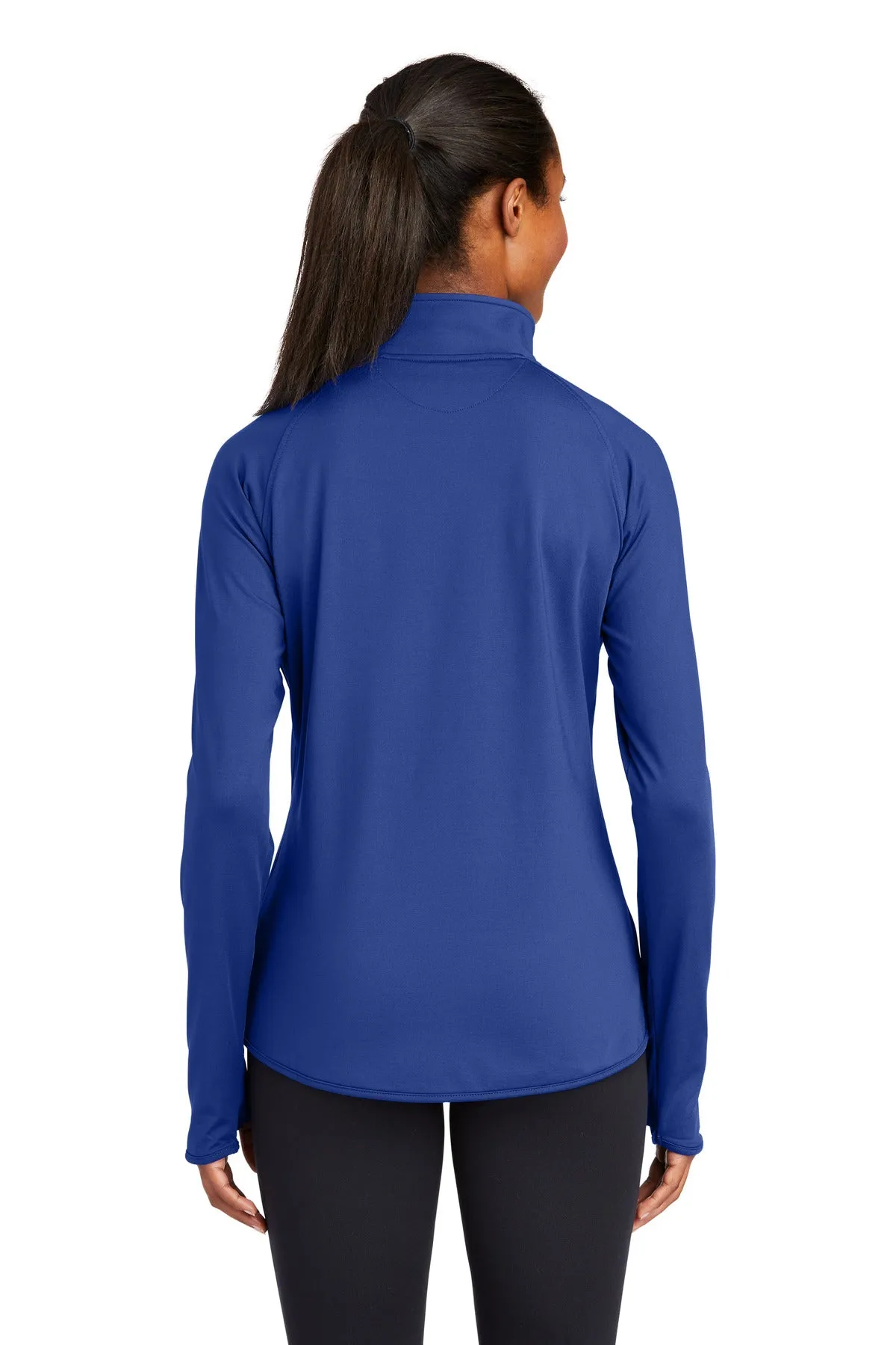 Sport-Tek Ladies Sport-Wick Stretch 1/4-Zip Pullover. LST850