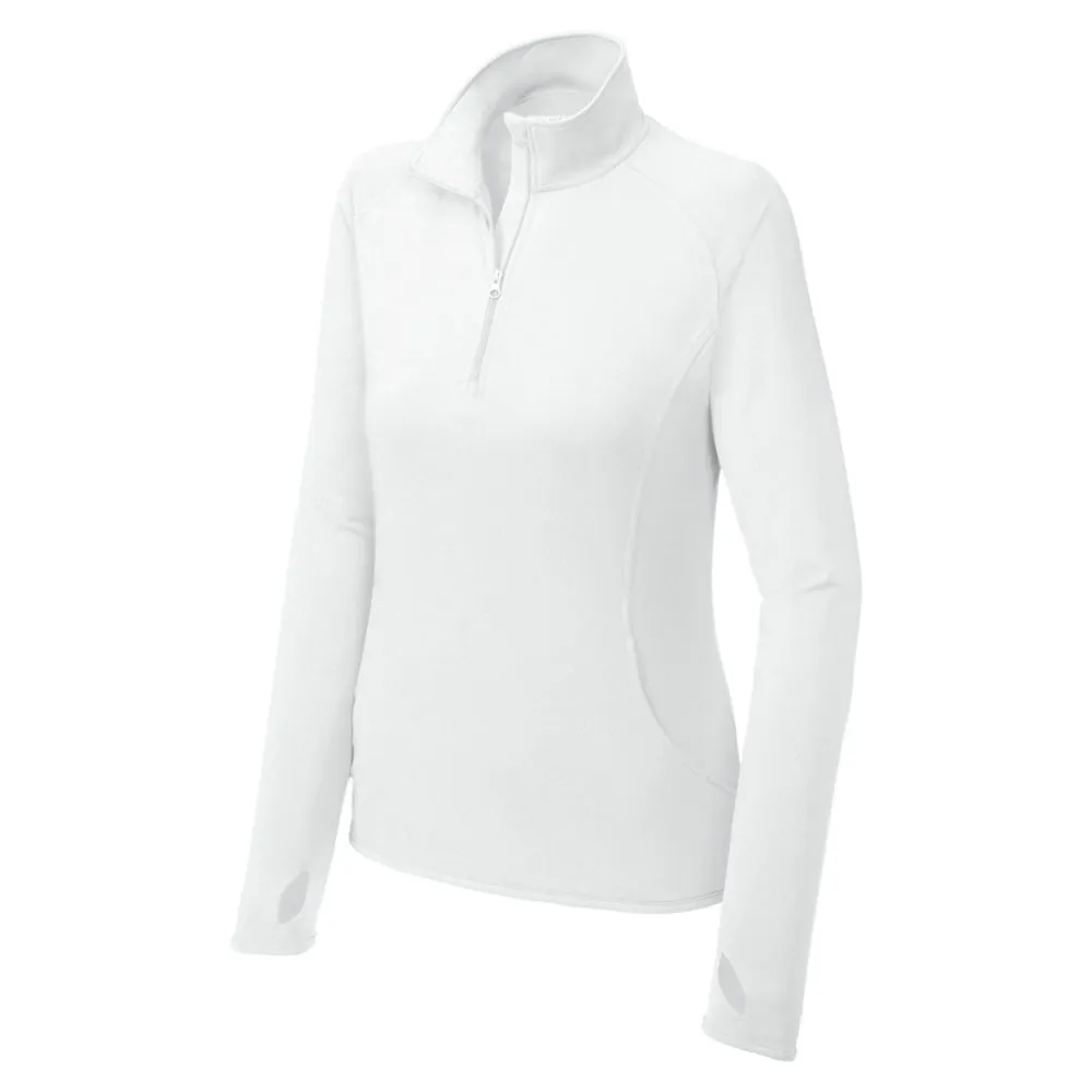 Sport-Tek Ladies Sport-Wick Stretch 1/4-Zip Pullover