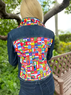 The Dark Denim Jacket / Around the World