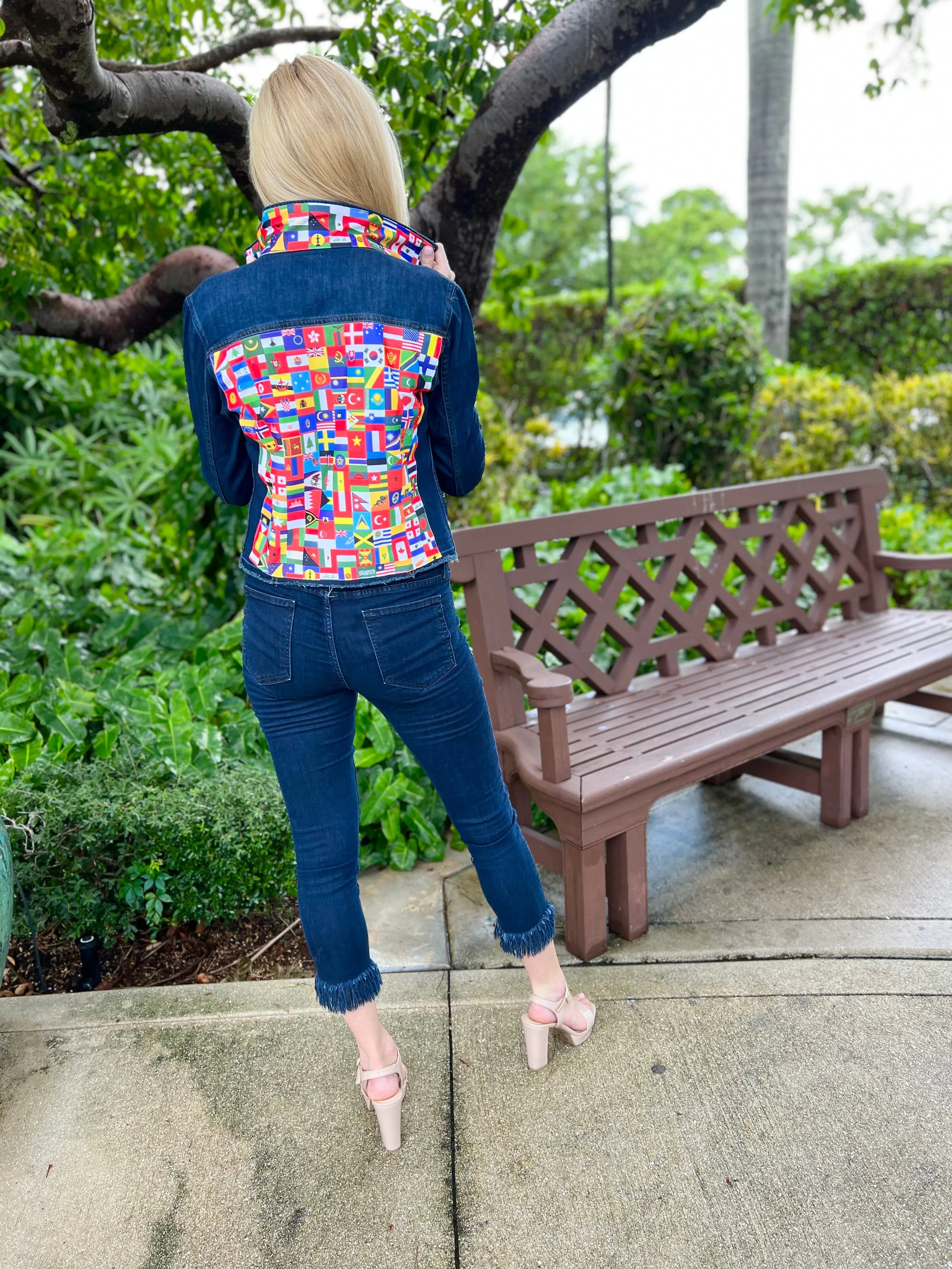 The Dark Denim Jacket / Around the World