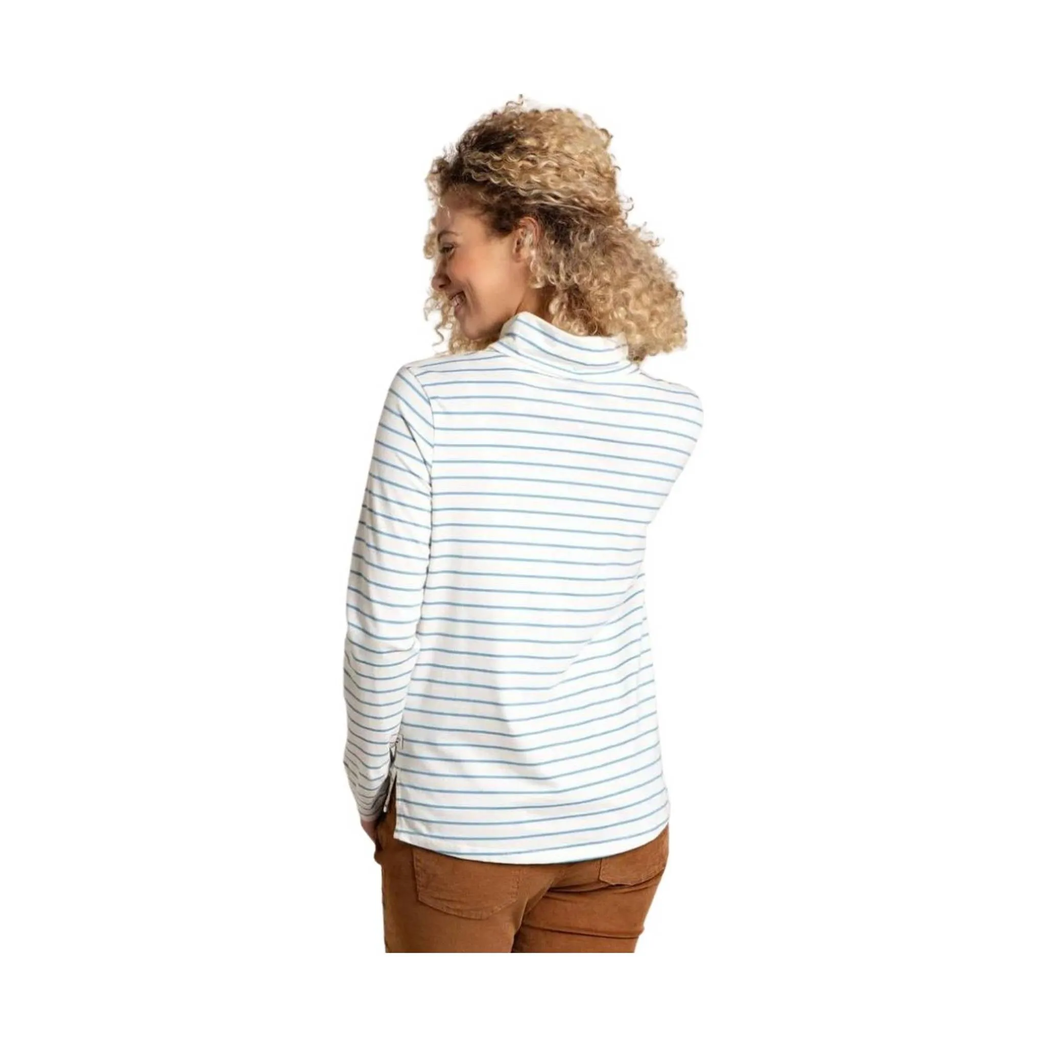 Toad & Co Maisey Long Sleeve T-Neck - Egret Stripe