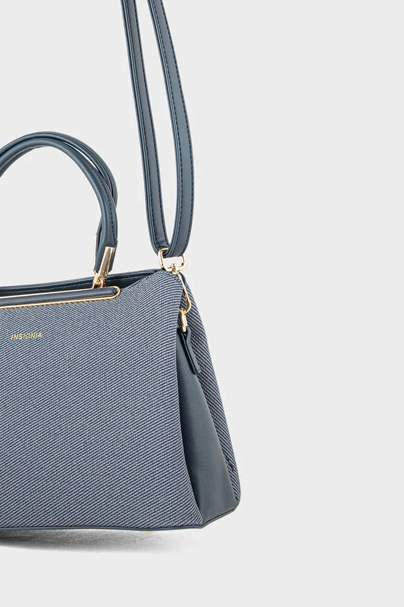 Top Handle Hand Bags BH0067-Blue