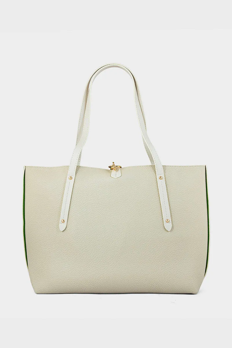 Tote Hand Bags BS2063-Ivory
