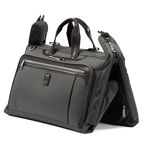 Travelpro Platinum Elite Tri-Fold Carry-On Garment Bag, Men and Women, Vintage Grey, 20-Inch