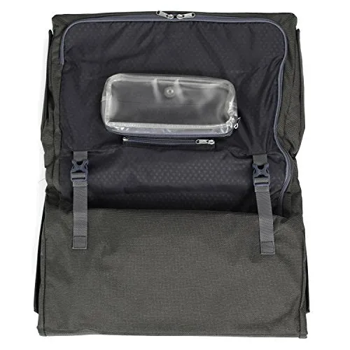 Travelpro Platinum Elite Tri-Fold Carry-On Garment Bag, Men and Women, Vintage Grey, 20-Inch