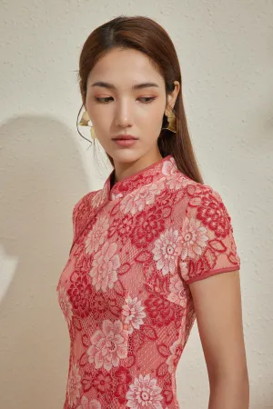 VINTAGE HSI SHIH IN ROSA