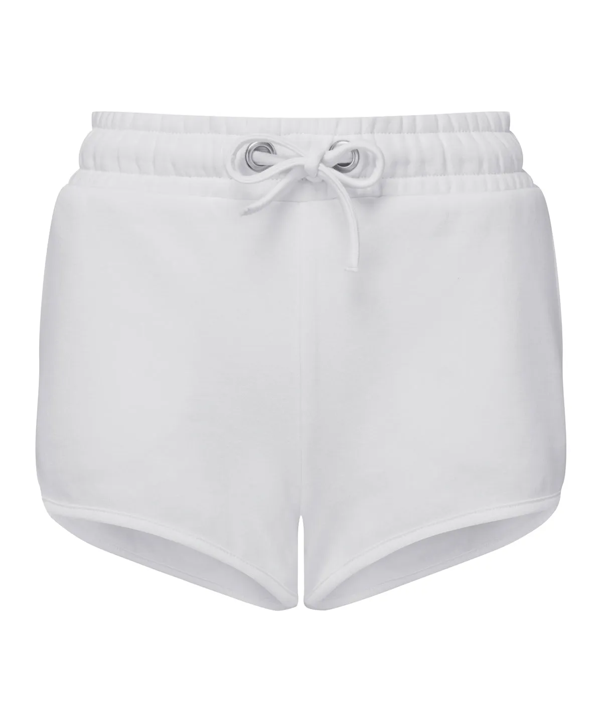 White - Women’s TriDri® recycled retro jogger shorts
