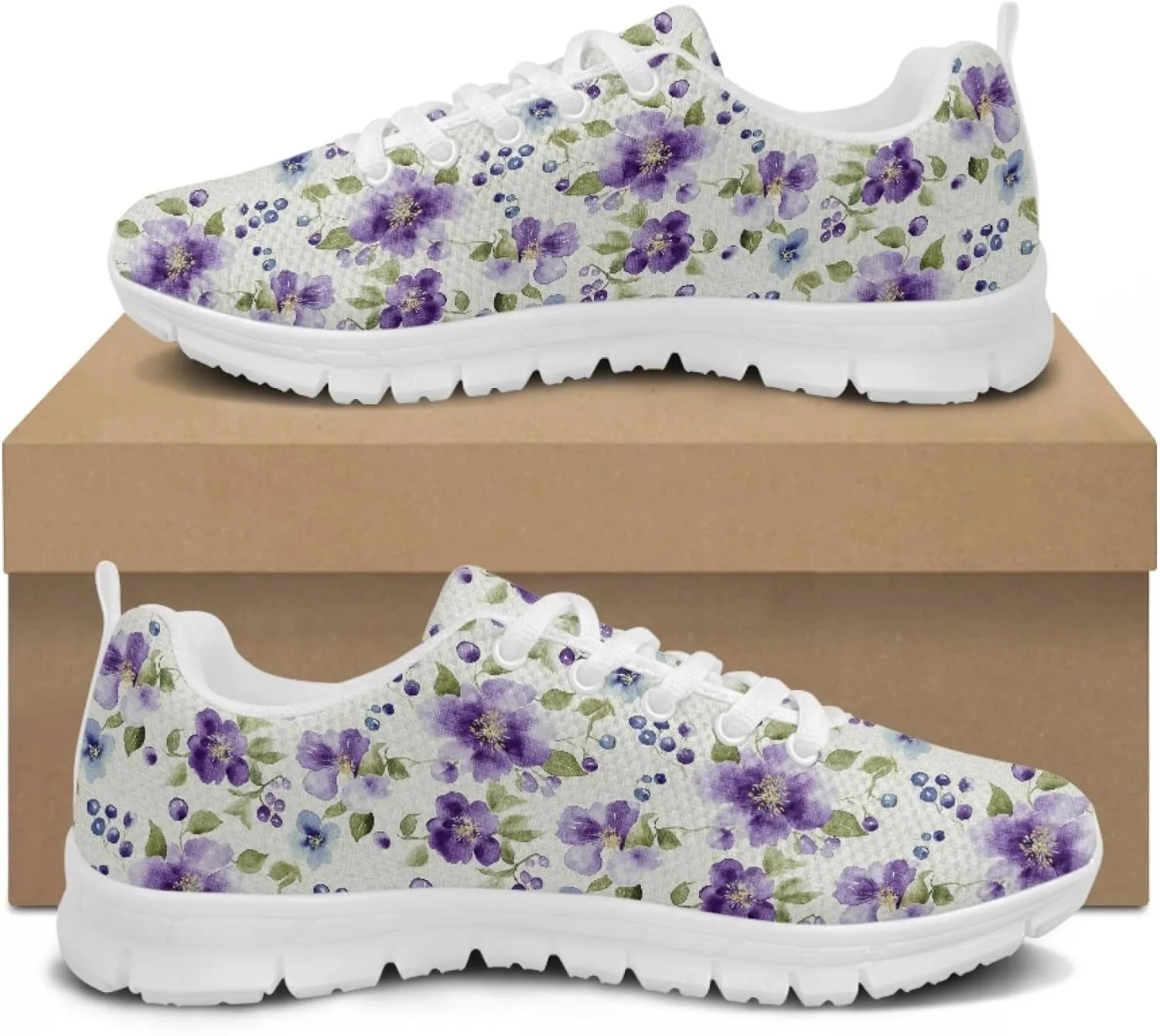 Womens Sports Trainer Shoes Girls Running Causal Travel Sneakers Outdoor Walking Low Heel Lace up Breathable Lightweight Shoe