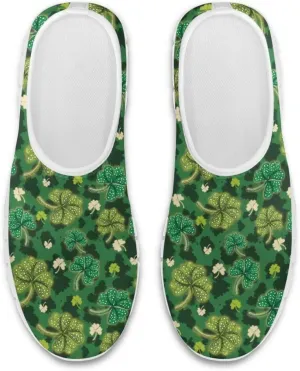 Xpyiqun St Patricks Day Sneakers for Women Size 5.5-11.5 Slip On Sneaker Womens Mesh Road Running Shoes Walking Loafer